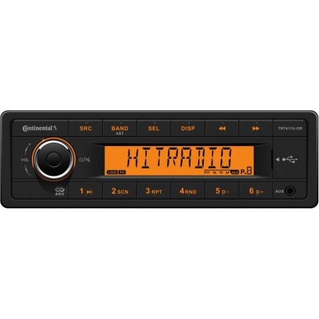 Continental Radio's Amber: TR7411U-OR Tacho Simple