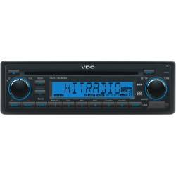 VDO Radio's Blauw en Wit: CDD718UB-BU Tacho Simple