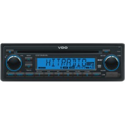 VDO Radio's Blauw en Wit: CDD728UB-BU Tacho Simple