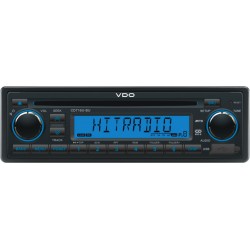 VDO 12V Radio-CD RDS USB MP3 WMA Blue Backlight