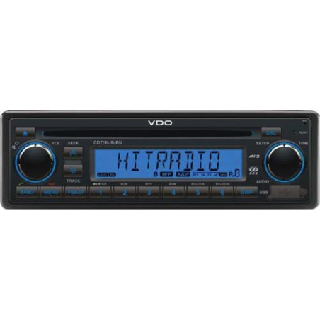 CD-MP3 RDS Radio + USB 2.0 + BT: CD716UB-BU-2910000080700 Tacho Simple