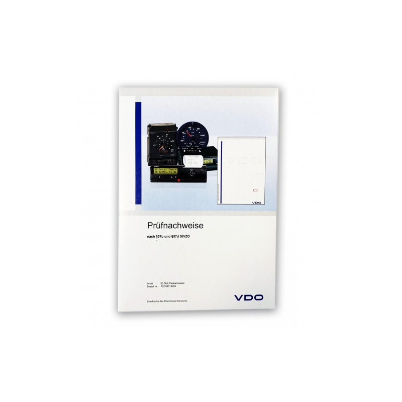VDO Verzegel Materialen: A2C59514659 Tacho Simple