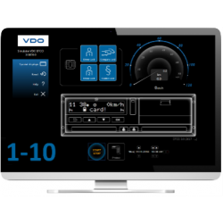 Continental VDO Tachograph Online Simulator DTCO 1.4 - 4.0 - 10 Users