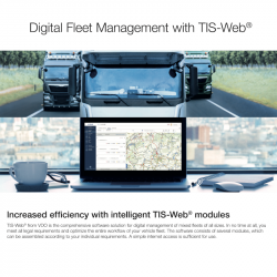 Continental VDO TIS-Web DMM 5.0 Advanced - 1 Year Contract - 11-20 Vehicles - 2 Users