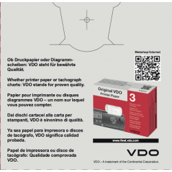 60 Boxes with 100 Pieces Continental VDO Tachograph Discs 125-24 EC4B-F-Auto