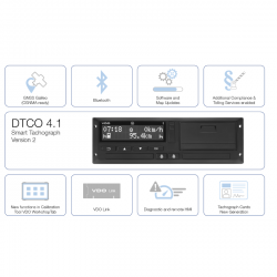 Universal DTCO 4.1 Tachographe ADR: 1381-4550332023‬-AAA2632370021 Tacho Simple