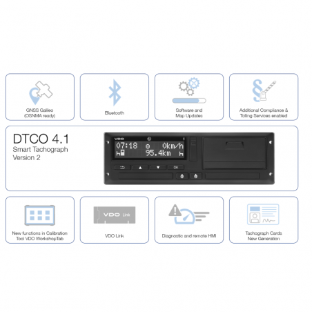 Vdo Can Module Continental VDO Universal DTCO 4.1A Mobility Package - Version 1 ADR Z2 ...