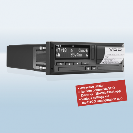 Continental VDO DTCO 3.0a Tachographe ADRZ2: A3C1068840021 Tacho Simple
